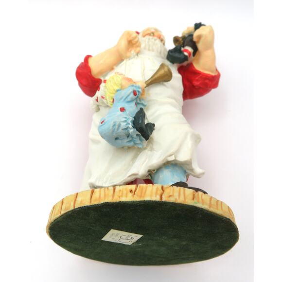 Vintage Dept 56 Santa Toymaker with Elves Figurine Christmas Holiday Decor - Picture 9 of 10